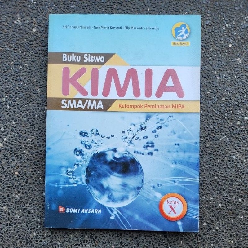 Buku Siswa Kimia Sma Kelas 10 Revisi Kurikulum 13 New Original Bumi Aksara