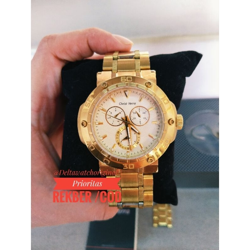 Christ Verra 52283G-12 Sports Chrono Fullgold Original Fullset