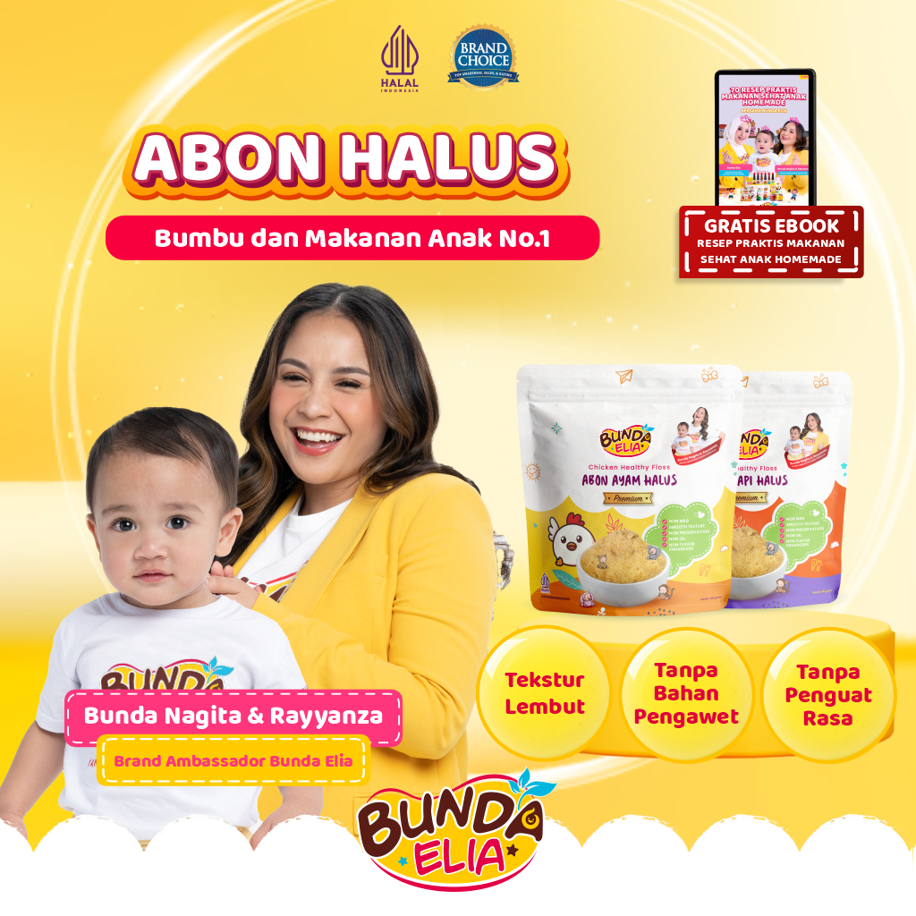 

Bumbu Bunda Elia Abon Sapi MPASI / Abon Ayam / Abon MPASI / Abon Bayi / Abon Cipung Asli / Abon Halus Premium