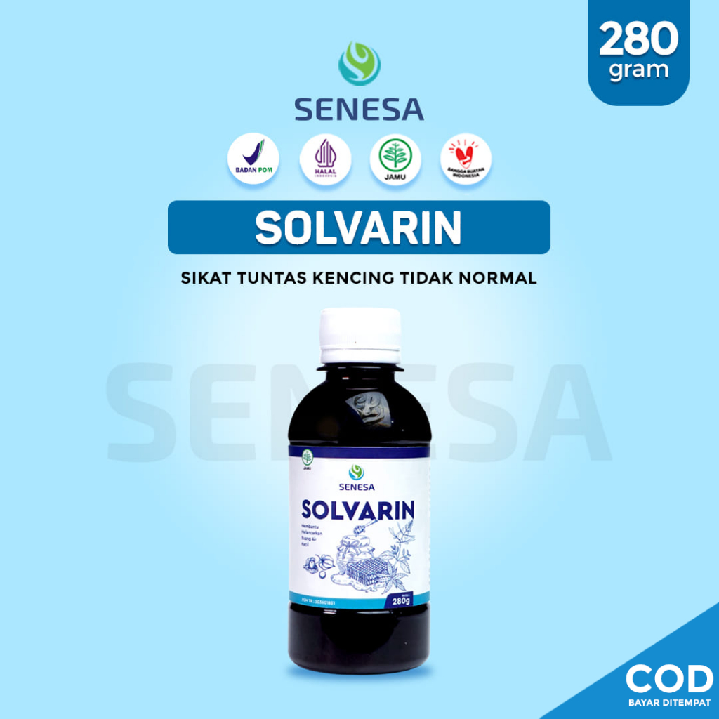 Senesa - Madu Solvarin Menyembuhkan Anyang Anyangan Infeksi Saluran Kemih Batu Ginjal dan Prostat