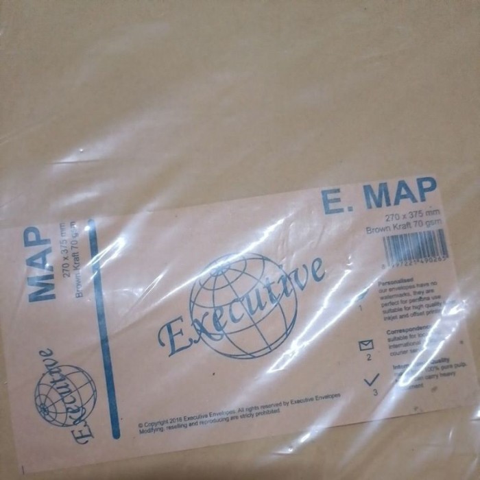 

Amplop Cokelat E Ukuran Map