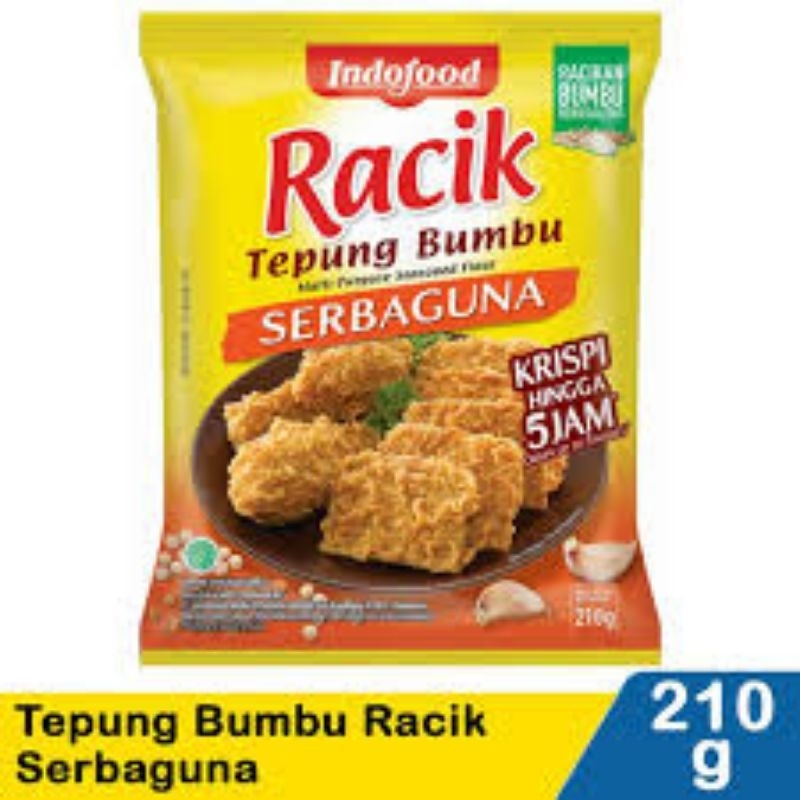 

Indofood Racik Tepung Bumbu Serbaguna / Bakwan 210gr - Serbaguna