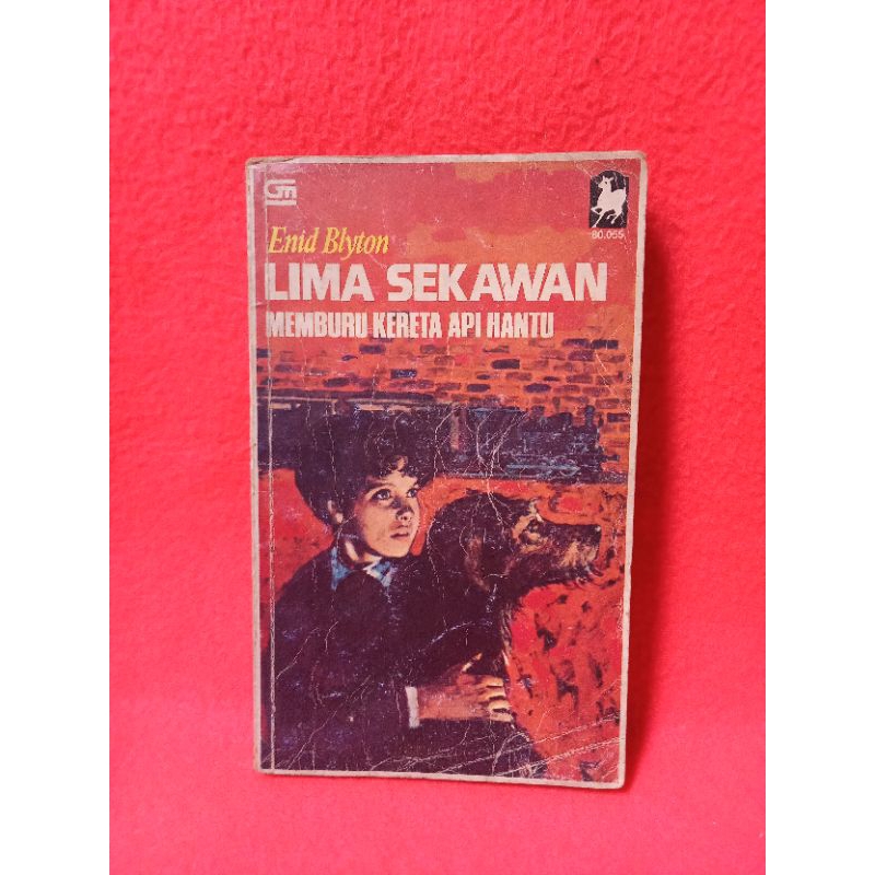 Buku Novel Lima Sekawan - Memburu Kereta Api Hantu (Enid Blyton)