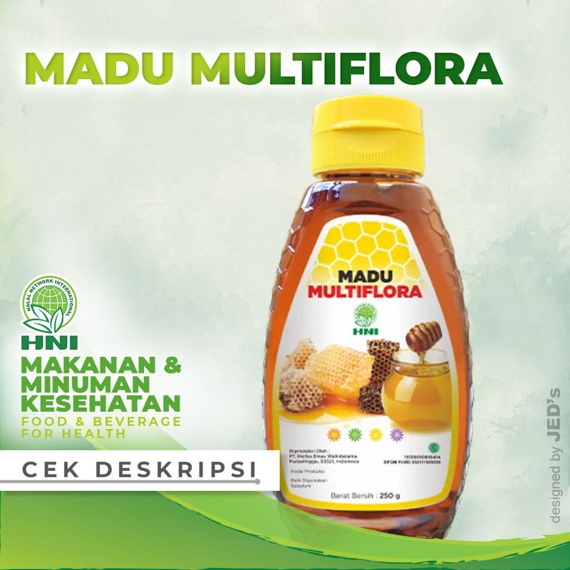 

MADU MULTIFLORA - Madu HNI / HPAI - 100% madu multiflora