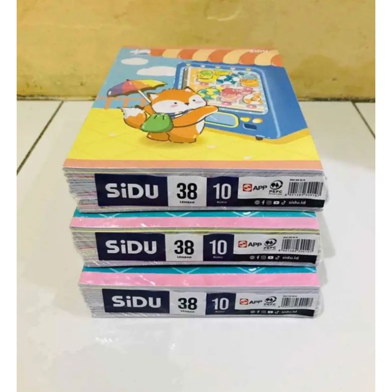 

Buku tulis SIDU sinar dunia 38 lembar isi 10 pcs