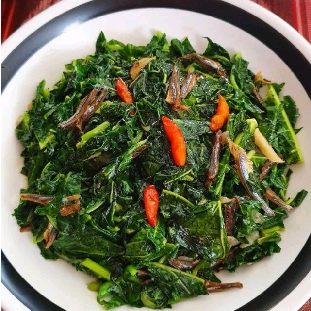 

Tumis Daun Pepaya Ikan Teri