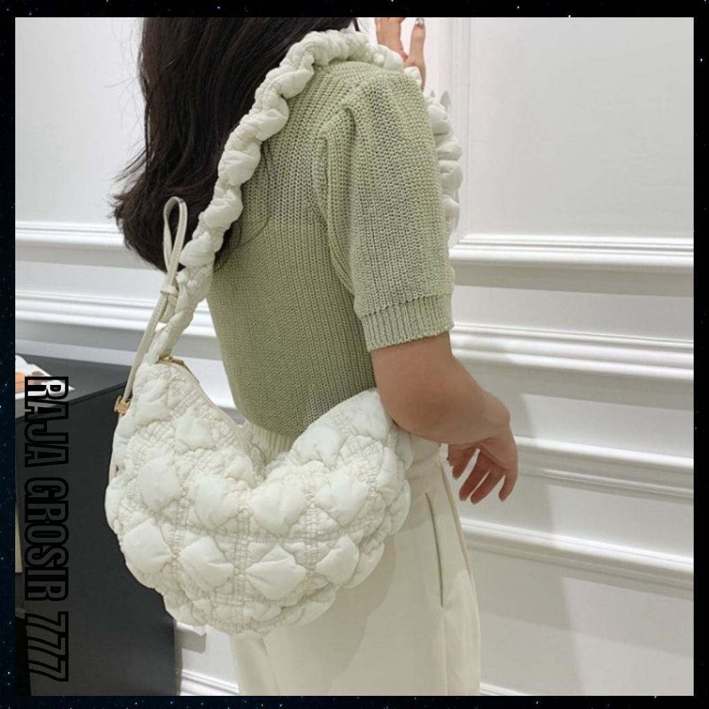 Plumpy Bag Tas Gendut Korea Fashion Jennie Blackpink Shoulder Bag TDW 82