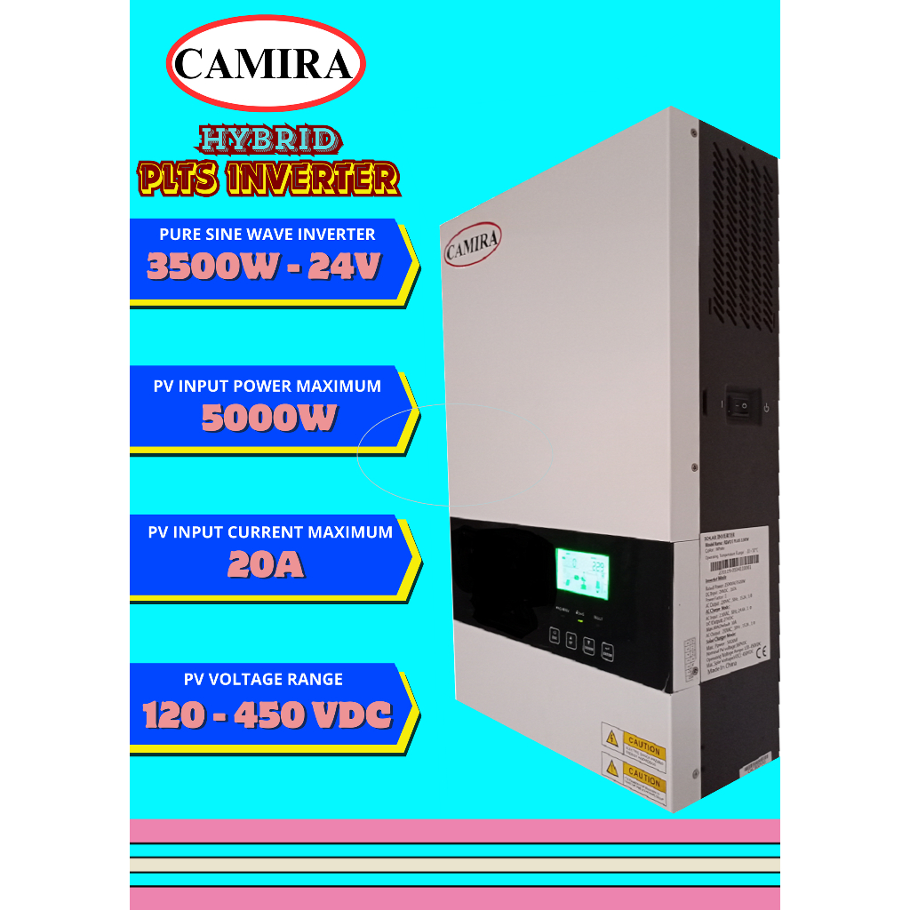 CAMIRA - Hybrid Inverter PLTS 3500W