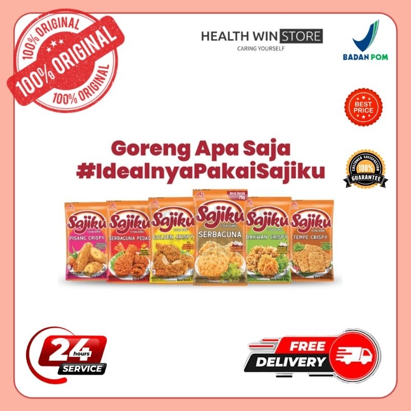 

★HEALTHWIN★ SAJIKU TEPUNG BUMBU SERBAGUNA 40 GR-75 GR