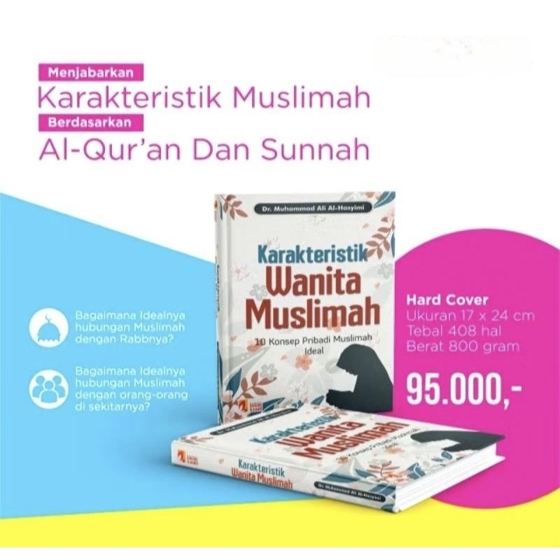 BUKU KARAKTERISTIK WANITA MUSLIMAH 10 KONSEP PRIBADI MUSLIMAH IDEAL PENERBIT INSAN KAMIL
