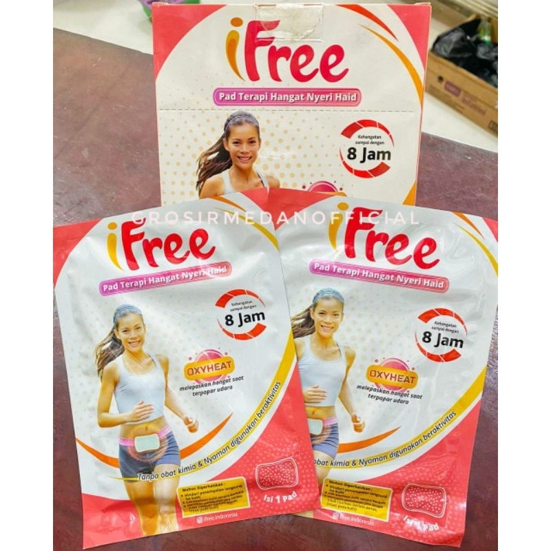 IFREE PAD TERAPI HANGAT NYERI HAID - TEMPELAN PEREDA KRAM NYERI HAID