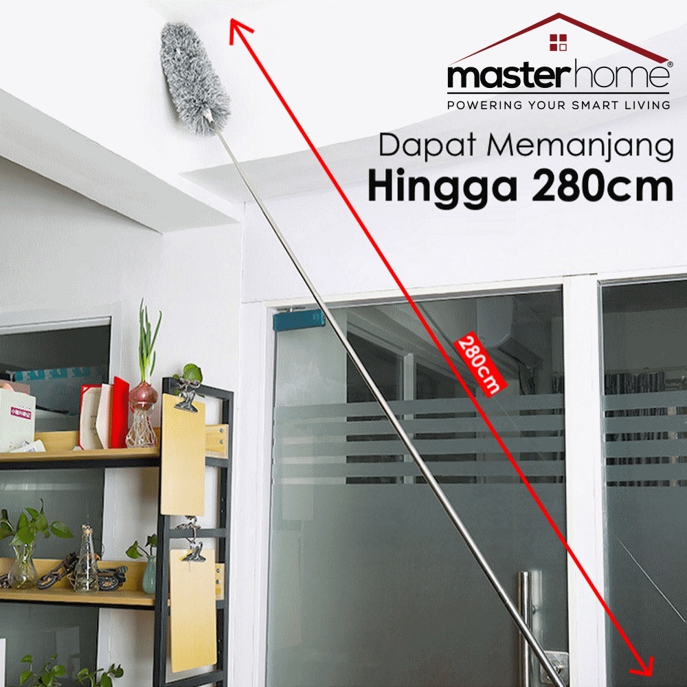 Kemoceng 2,8 Meter Microfiber Magnet Debu Adjustable