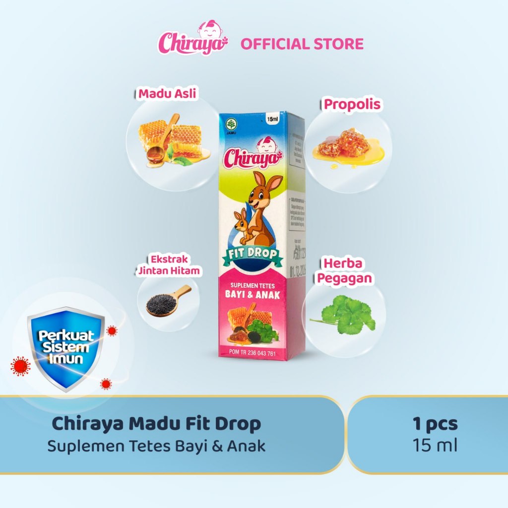 Chiraya Fit Drop Vitamin Penambah Nafsu Makan Anak 15ml