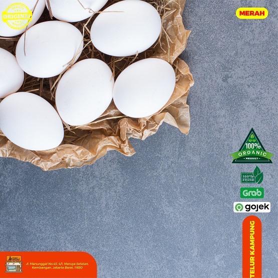 

RB Telur Ayam Kampung Merah 30 Butir