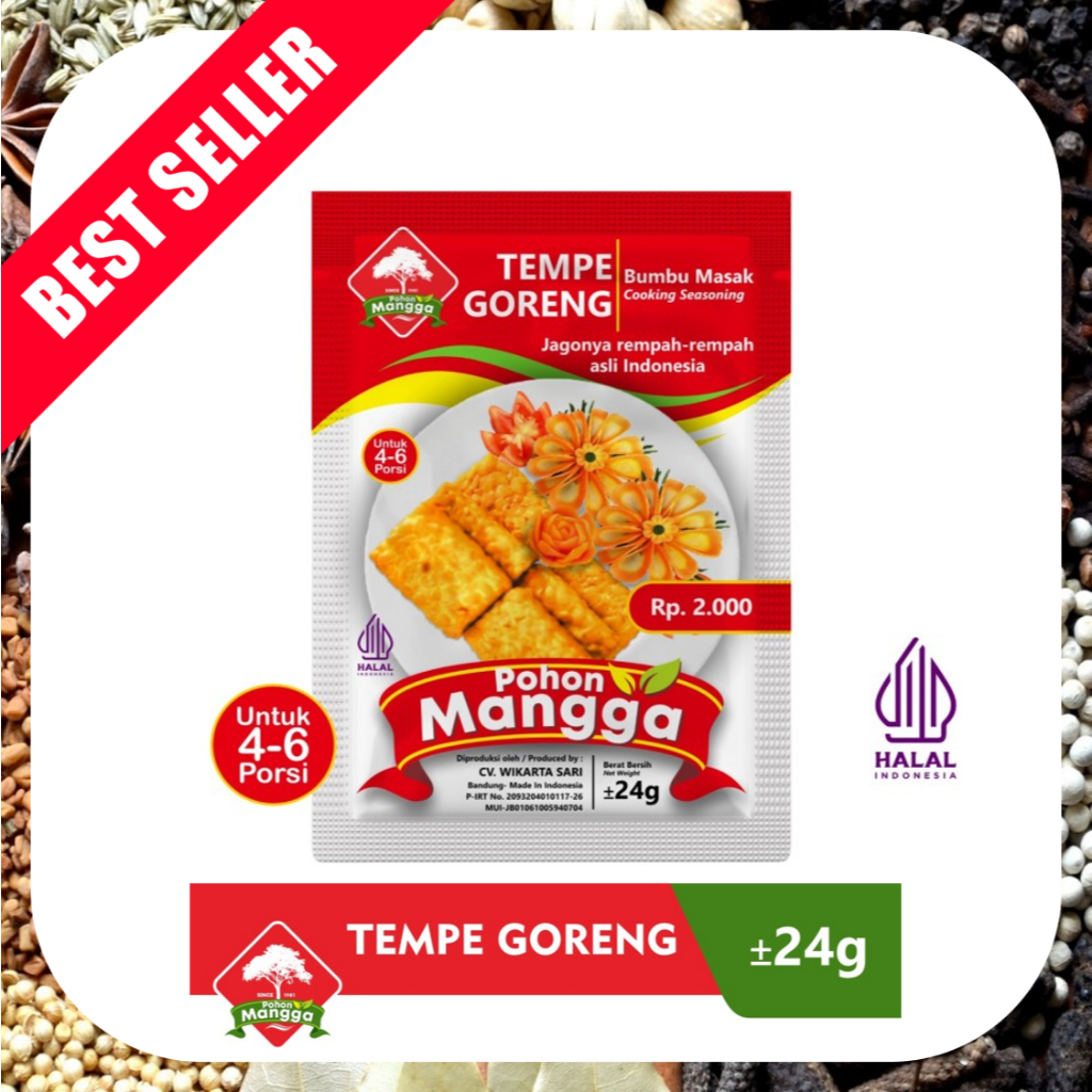 

Best Seller Bumbu Masak TEMPE GORENG Cap Pohon Mangga