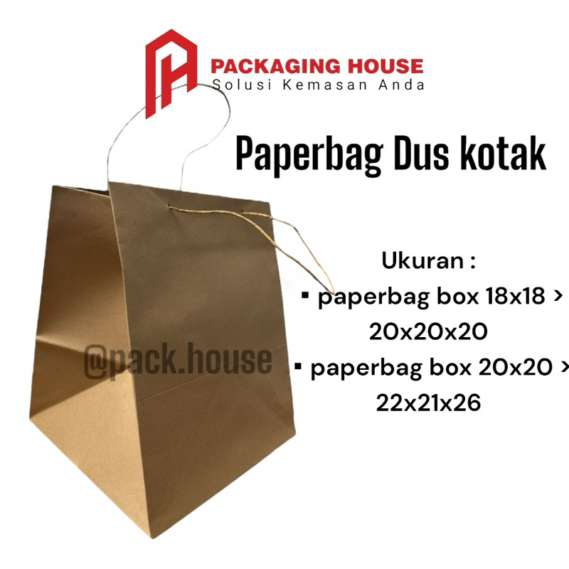 

PAPERBAG BOX 18x18 DAN BOX 20x20
