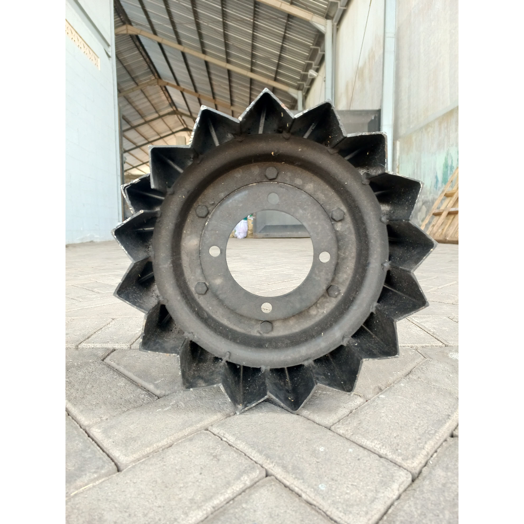 Roda Besi ( anti skid iron wheel ) Diameter 40 CM untuk Traktor Roda Dua Tipe DF151 - AMEC - AGRINDO