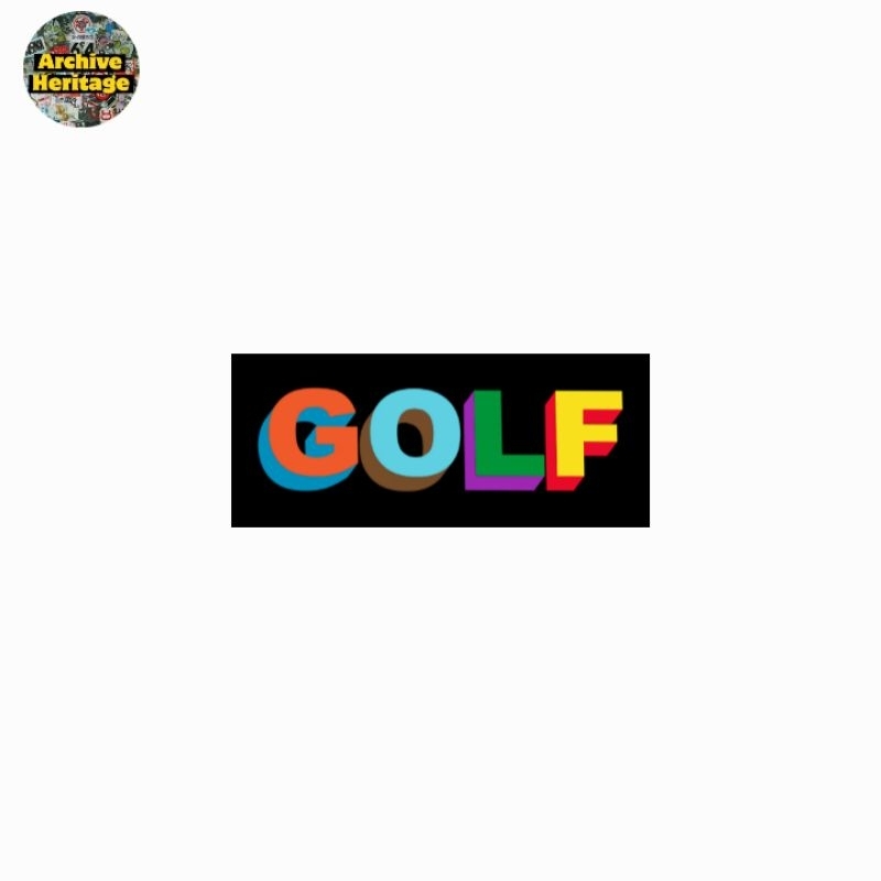 

sticker Golf Wang logo brand clothing streetwear clothing stiker