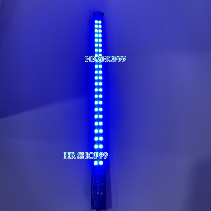 Lampu Led Strip 48Led 22cm Merah-biru Nyala Kedip DC 12Volt Universal Waterproof
