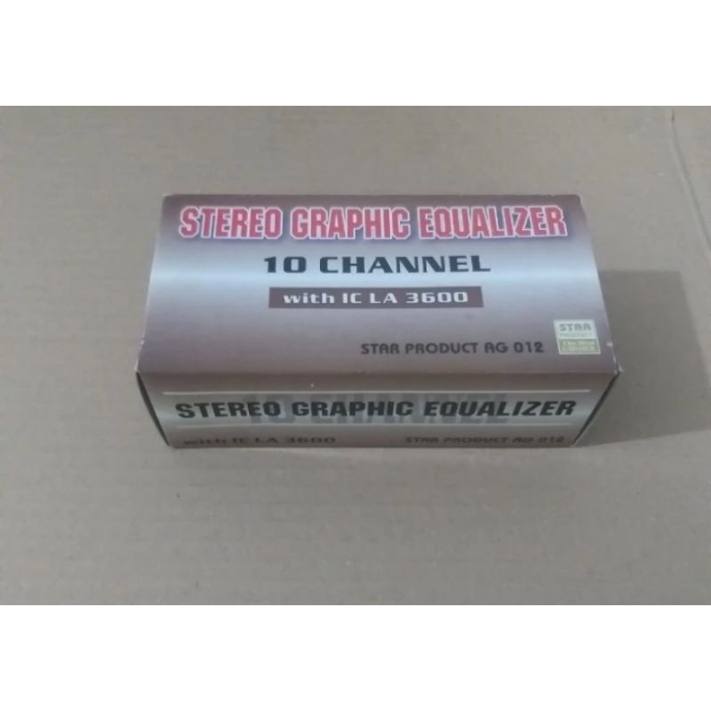 KIT EQUALIZER 10 CHANNEL EKUALISER 10 CHANEL STAR PRODUCT