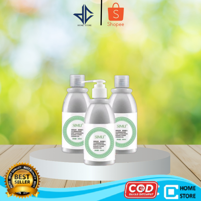 VOLCANIC MUD BODY WASH SABUN MERGECO WHITENING PEMUTIH BADAN 250ML