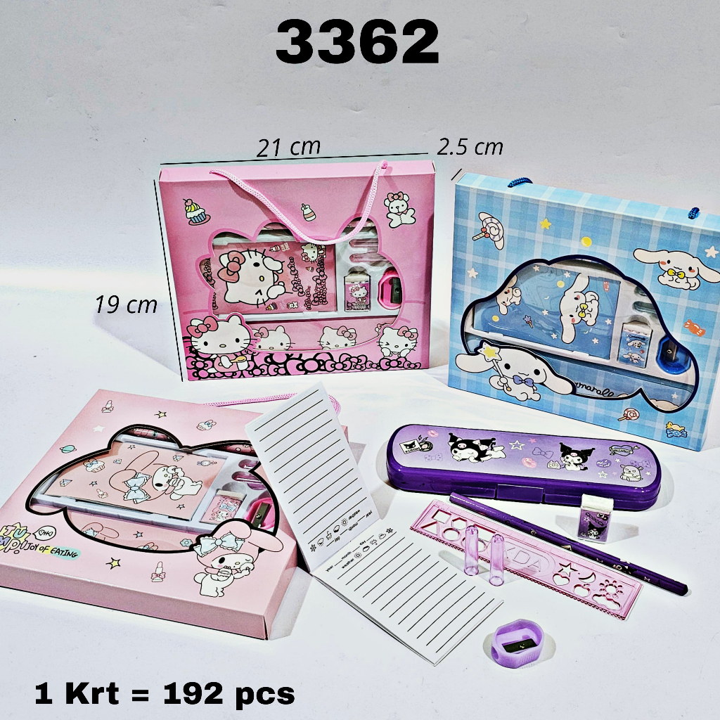 

SOS Set Alat Tulis Fancy 9522//8821/3362 Dus/Stationery Set / Fancy Set