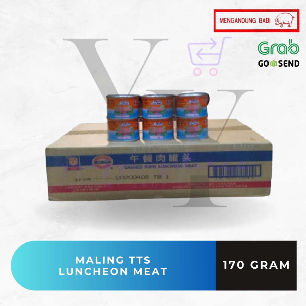 

1 Dus Isi 48 Kaleng Ham Maling TTS / Pork Luncheon Meat 170 Gram