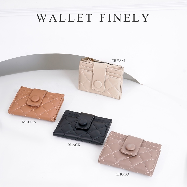 Deliwafa  - [Wallet Wanita] Finely Wallet