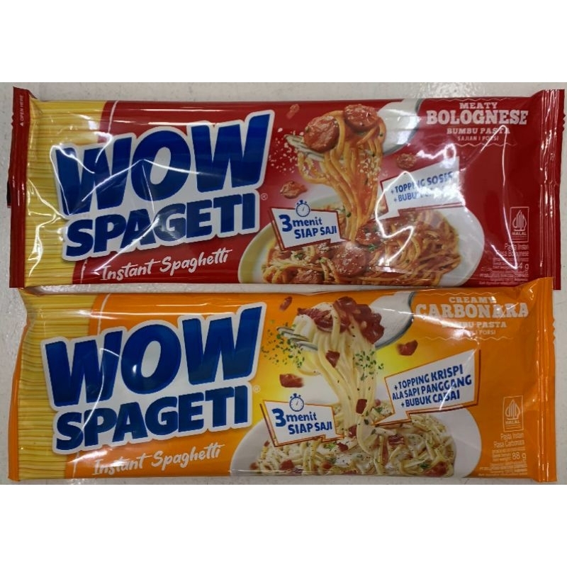 

Wow Spageti - Spaghetti Instant 84/88gr