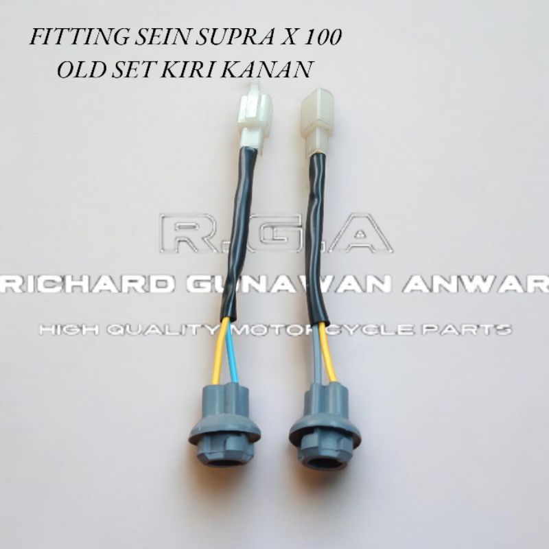 Kabel Fitting Lampu Sein Sen Depan Honda Supra x Lama Kabel Lampu Sen Supra X 100 Old Lama