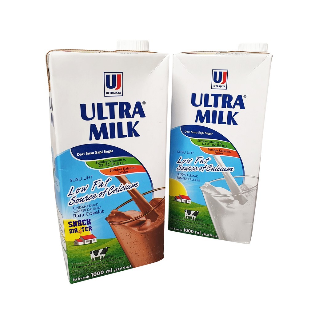 

Ultramilk Susu UHT - Netto 1000 ml/1 L