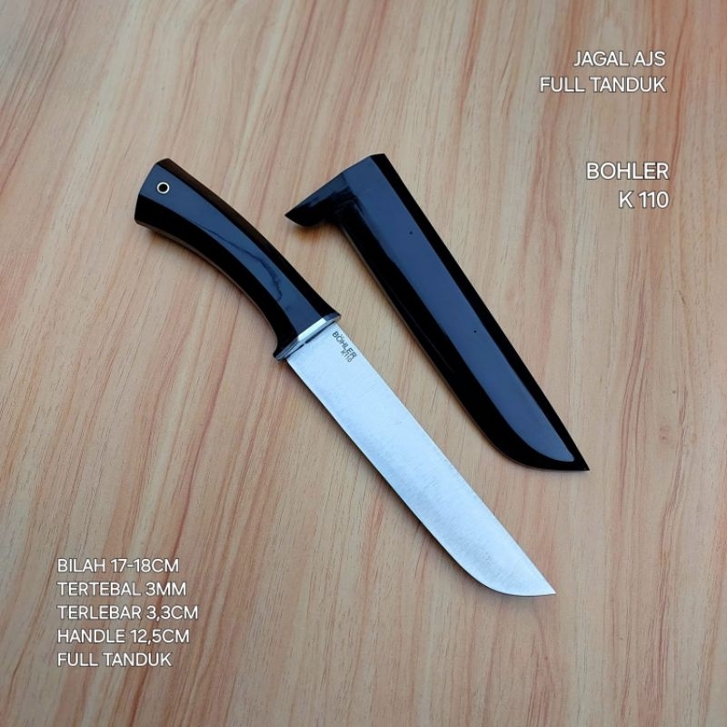 Koleksi Skiner sisit fulltanduk Bohler K110 (free laser nama)