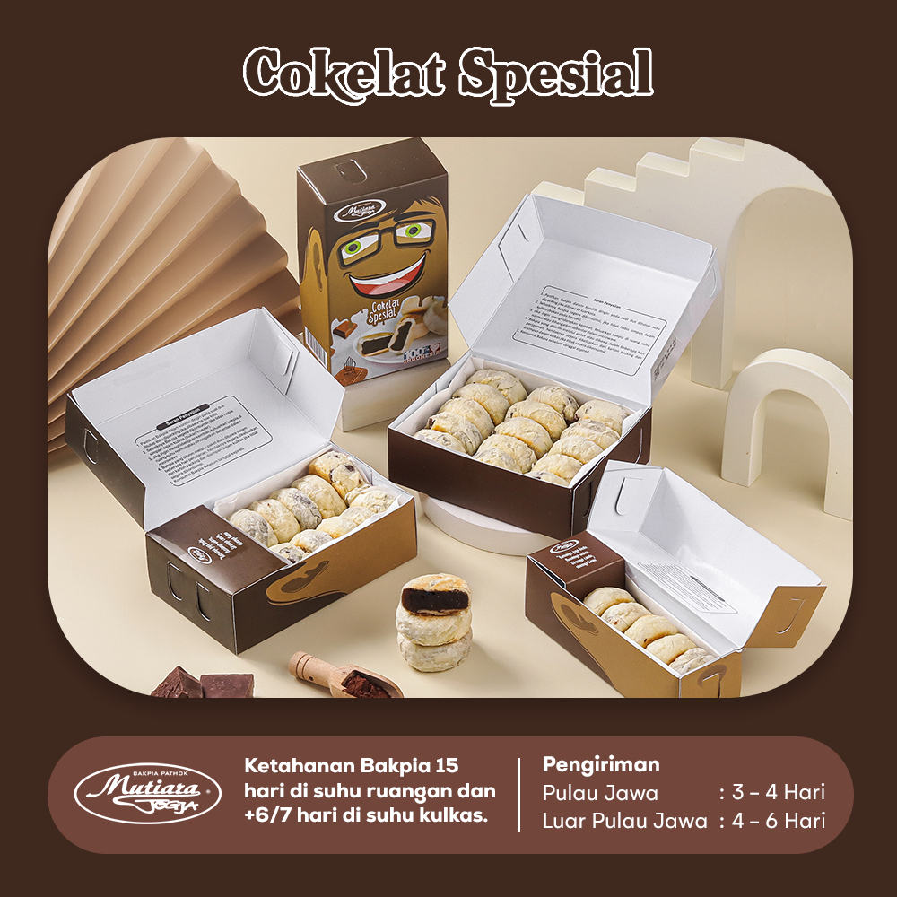 

BAKPIA MUTIARA JOGJA - COKELAT SPECIAL