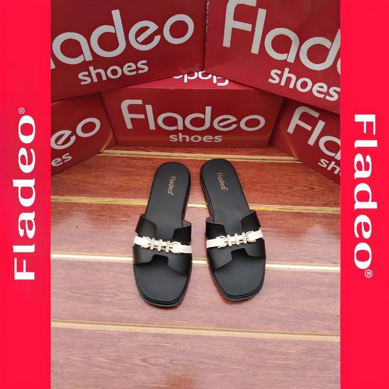 HARGA PROMOCUCI GUDANG Sandal Slop Wanita Gesper Cantik Terbaru