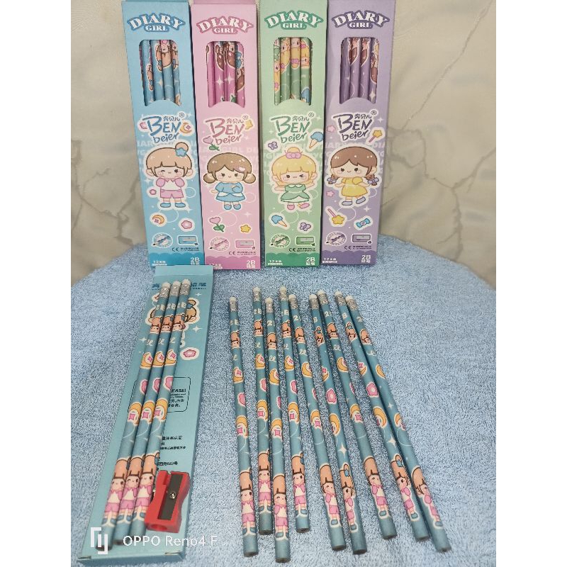 

1Lusin Pensil 2B, Pensil, Pensil Serut, Pensil Anak, Alat Tulis