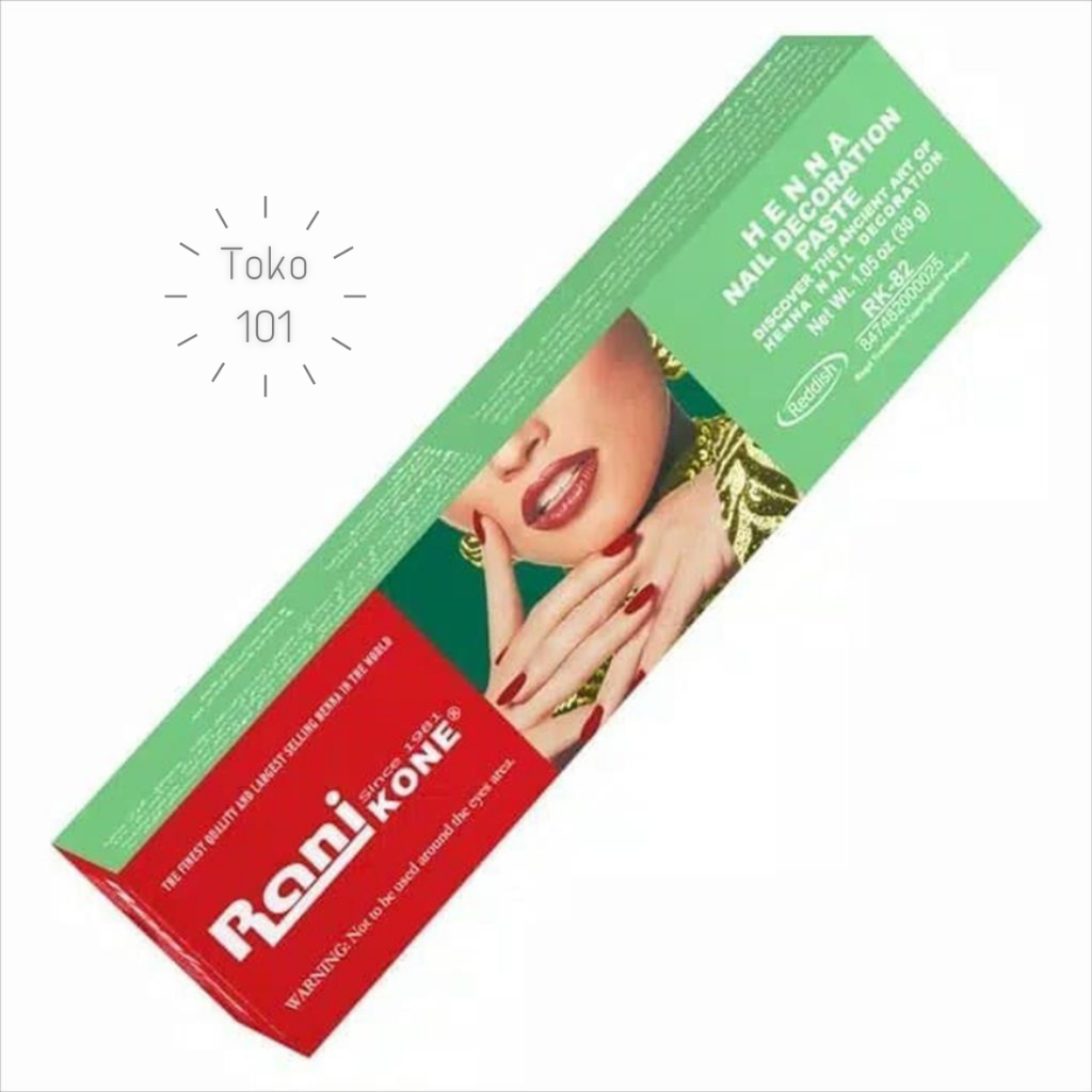 Rani Kone Nail Decoration Paste Henna Merah 30gr