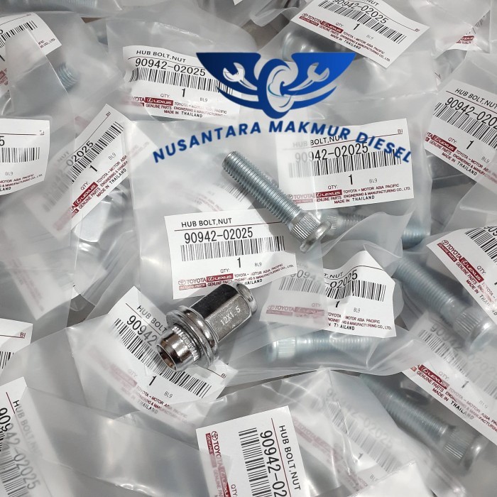 BAUT RODA MUR RACING SET INNOVA HILUX BAUT RODA HILUX VIGO INOVA 90942 02025