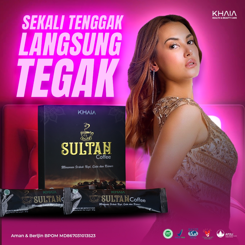 

Kopi Ginseng Sultan Khaia Stamina Pria 1 Box 10 Sachet KUAT TAHAN LAMA 100 % original Bergaransi