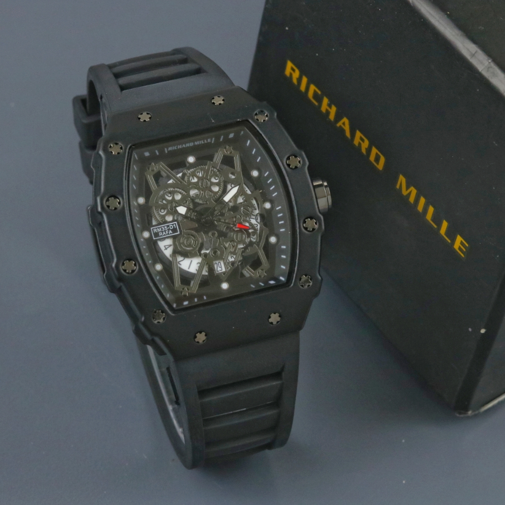 Rm1 Jam Tangan Pria Bahan Karet Premium Jam Tangan Sport Pria - Watche Quartz