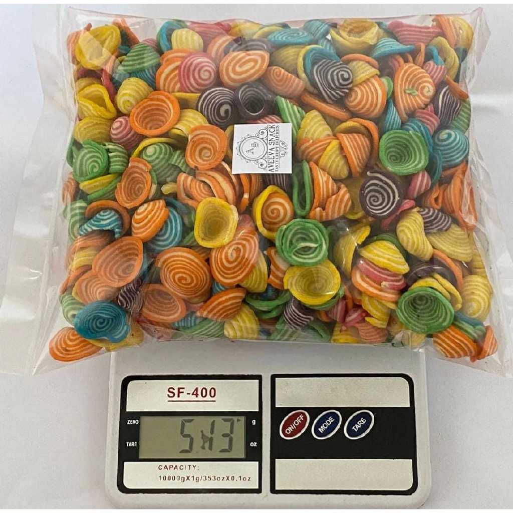 

Kuping Gajah Contong Mini Pelangi 500 Gram Kue Tradisional Manis Aveeva