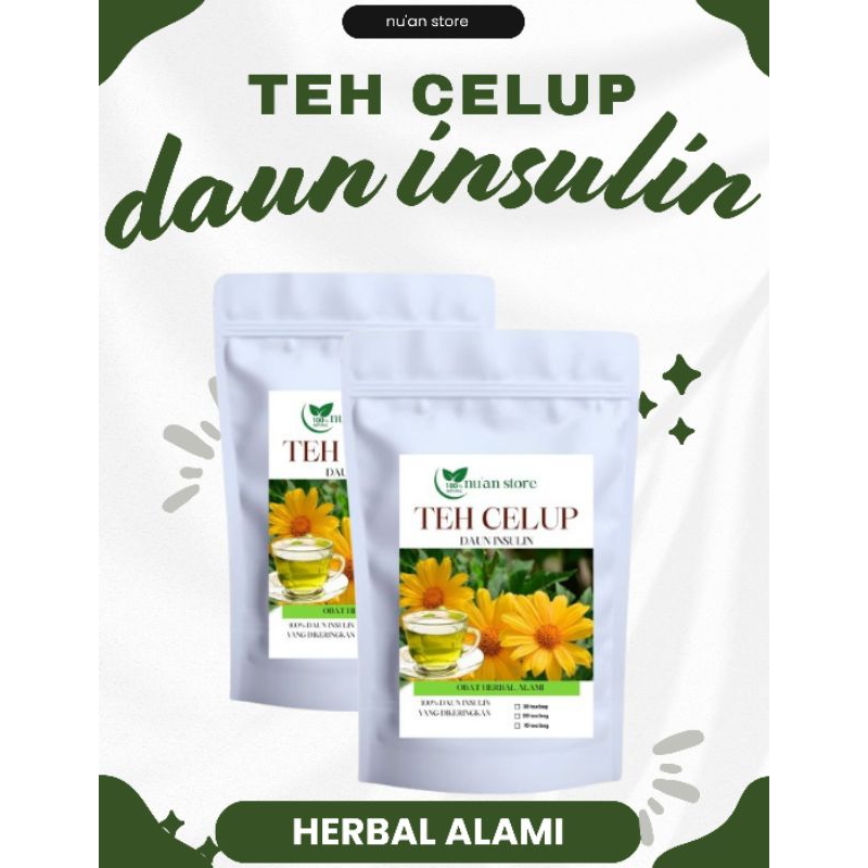 

TEH CELUP DAUN INSULIN OBAT DIABETES DAN JUGA ANTIKANKER ISI 20 BAG