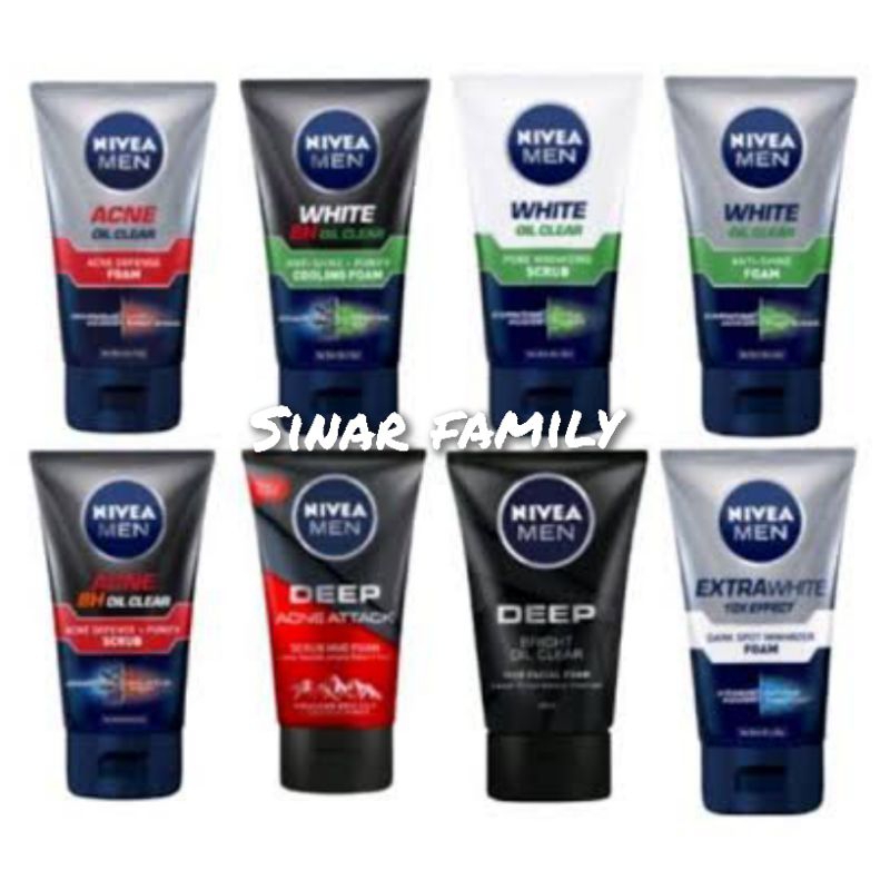 Nivea Men Facial Foam Oil Clear 100ml