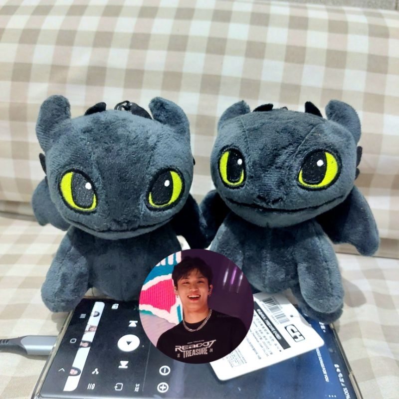 Toothless Keychain Boneka Toothless Official How to Train your dragon toothless bagcharm