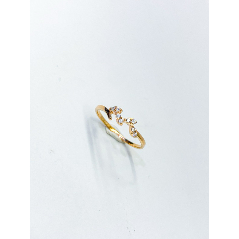 cincin model daun fashion