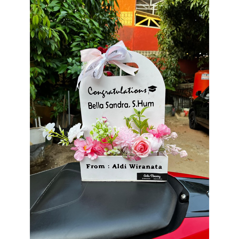 

gift flower box / mini akrilik gift