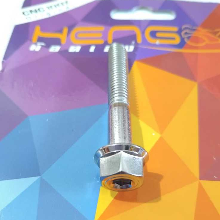 BAUT KNALPOT SUPRA X 125 HENG THAILAND 1000% ORIGINAL ( 1 BAUT )