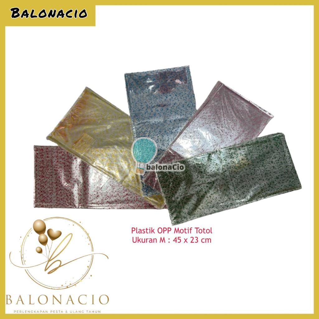 

Isi 12 Plastik Snack Souvenir OPP Bingkisan Ulang Tahun Ukuran M