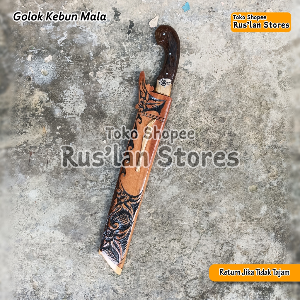 GOLOK KEBUN 30CM BAJA ASLI SERBAGUNA FULLTANG KUAT KERJA KEBUN PETANI