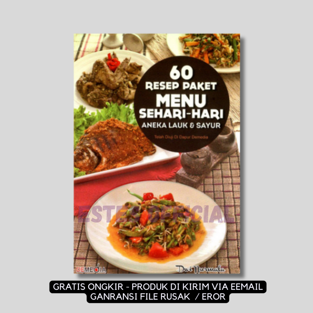 

[ ID4606 ] 60 Resep Paket Menu Sehari Hari Aneka Lauk & Sayur