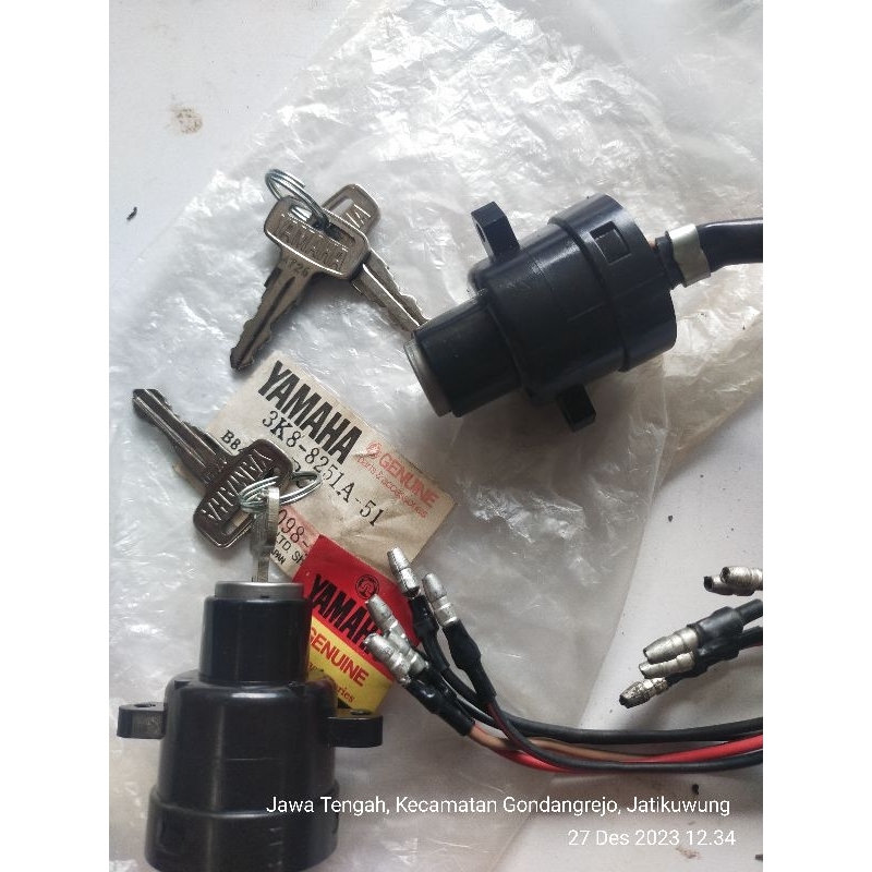 Kunci Kontak Yamaha V80 Autolube CDI V80CDI Original JAPAN NOS